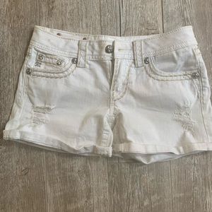 Miss Me Distressed Jean Shorts